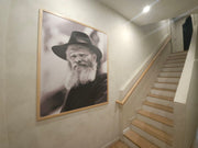 Rebbe-print on canvas